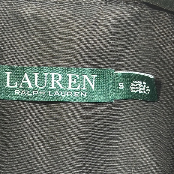 (N5) Ralph Lauren Women's Water Resistant Trench Coat in Black, Size S - Picture 4 of 15